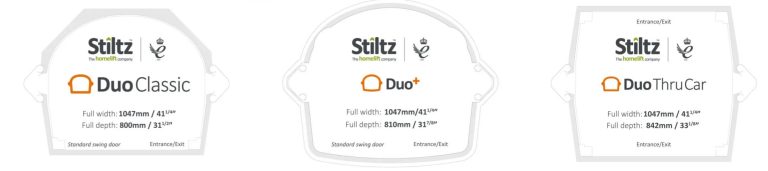 Stiltz homelift range drawings